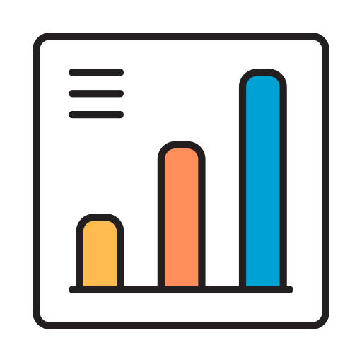 Chart Data Statistics Report Analytics Diagram Graph Seo Analysis Icon Free Png Icon Download (teal, salmon, black)