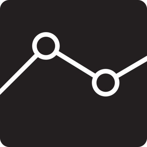 Chart Line 1 Free Png Icon Download (black)