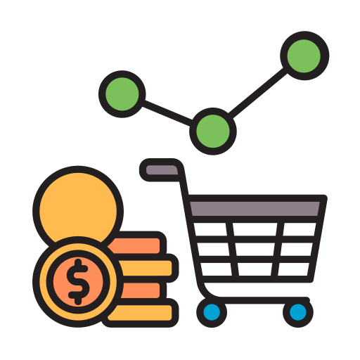 Chart Marketing Report Shop Graph Business Sales Shopping Analytics Finance Icon Free Transparent Png Icon Download (gray, salmon, black)