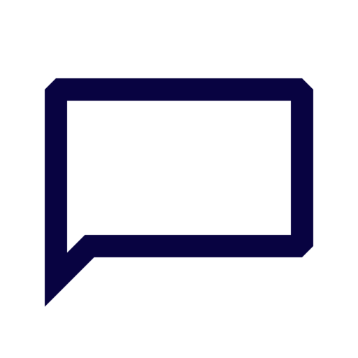 Chat 1 Free Png Icon (navy, black)