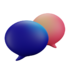 Chat Bubble Conversation Messenger Icon Free Nobackground Png Icon Download Path (navy, black)