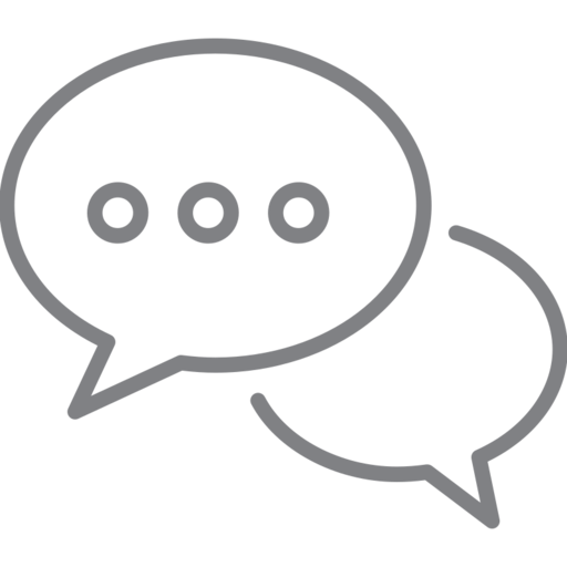 Chat Bubble Free Transparent Png Icon Download (black, gray)