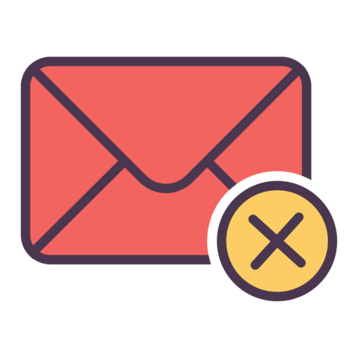 Chat Delete Email 2 Free Transparent Png Icon Download (salmon, black, indigo, gray)