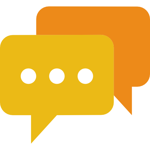 Chat Icon Free Transparent Png Icon Download (white, black, orange, gold, chocolate)