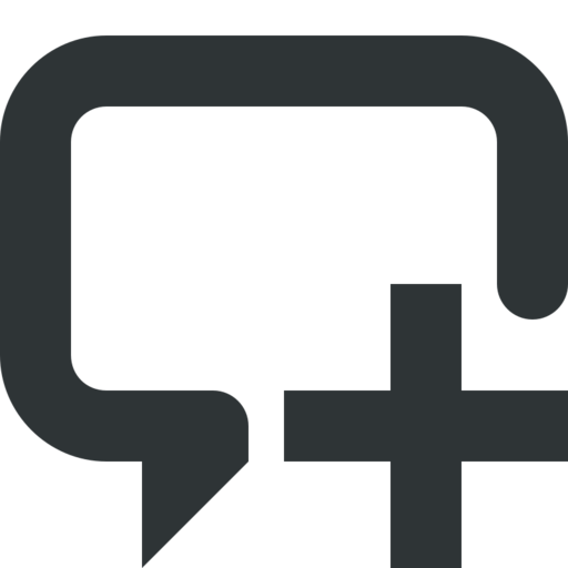 Chat Message New Free Png Icon (black)