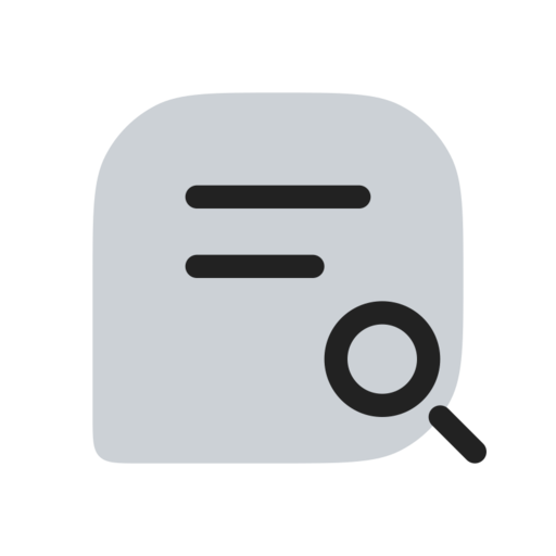 Chat Search Free Transparent Png Icon Download (black, indigo)