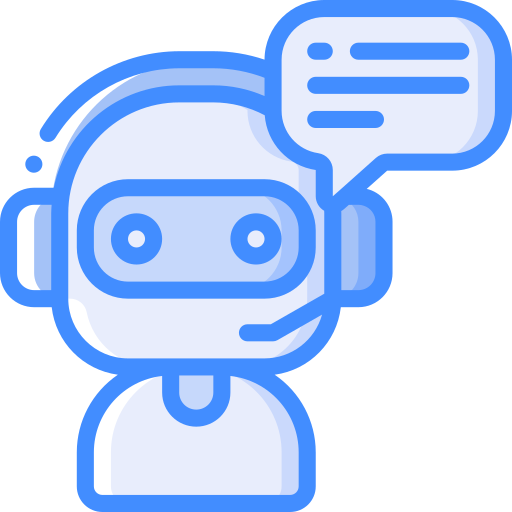 Chatbot Png Pic (greenish blue, black, lavender)