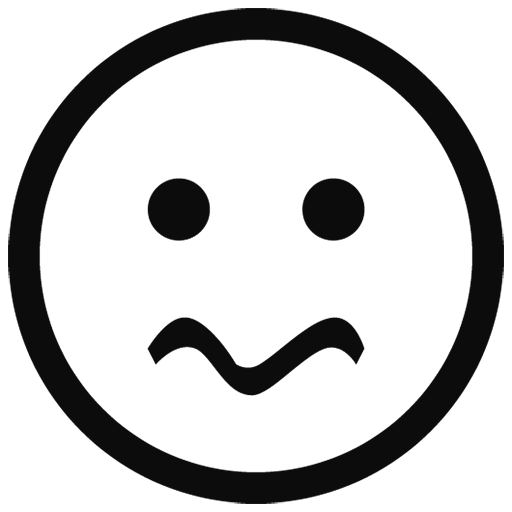 Whatsapp Black Outline Emoji Png Photo (black, white)