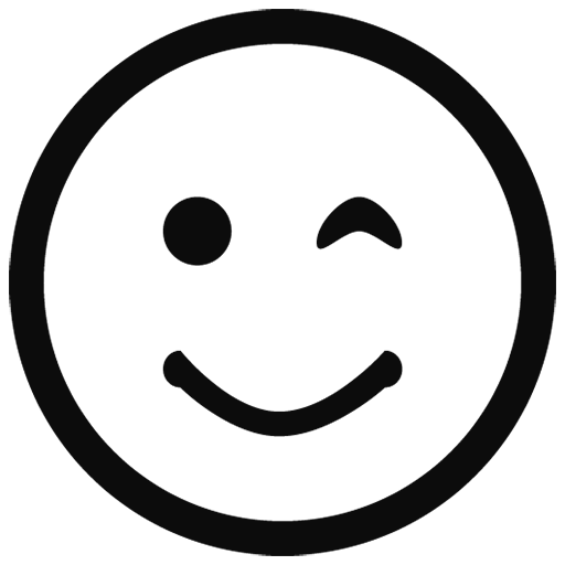 Whatsapp Black Outline Emoji Png Transparent Image (black, white)