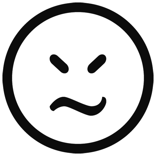 Whatsapp Black Outline Emoji Png Transparent Picture (black, white)