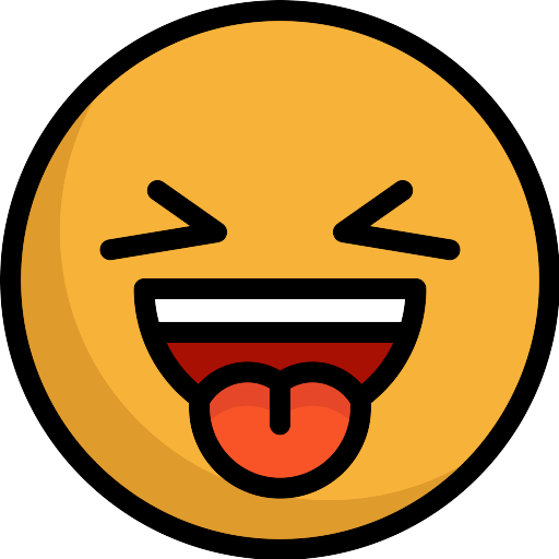 Whatsapp Laughter Emoji Png Transparent Image (black, chocolate, white, orange)