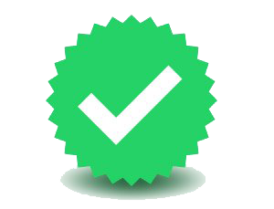 Whatsapp Verified Badge Png File (teal, white)