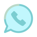 Whatsapp Icon Free Png Icon Download (silver, lavender, black, white)