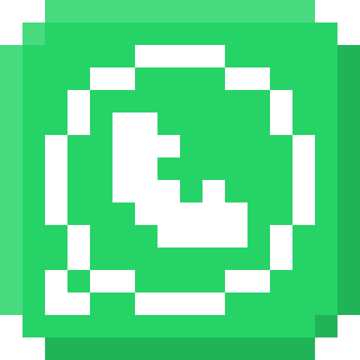 Whatsapp Pixel Logo Icon Free Nobackground Png Icon Download (mint, white, black, gray, teal)