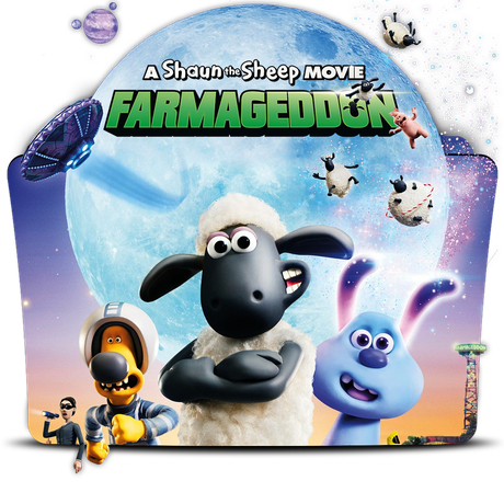 Shaun The Sheep Movie Farmageddon Png File (black)