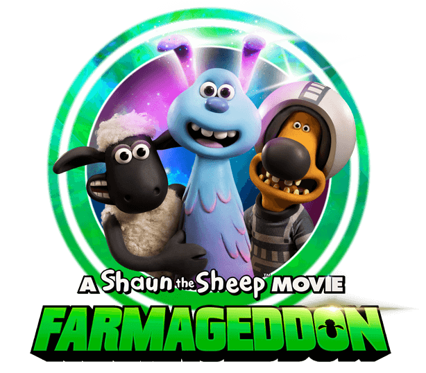 Shaun The Sheep Movie Farmageddon Png Image (black, white)