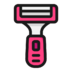 Shaving Beauty Icon Free Png Icon Download Path (purple, lavender, salmon, black)