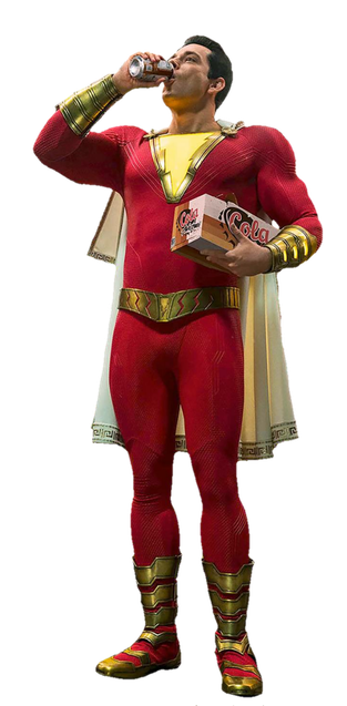 Shazam Movie Png Image (black, maroon)