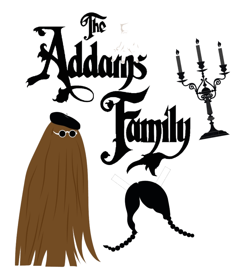 The Addams Family Character Png Transparent Image (olive, black, white)