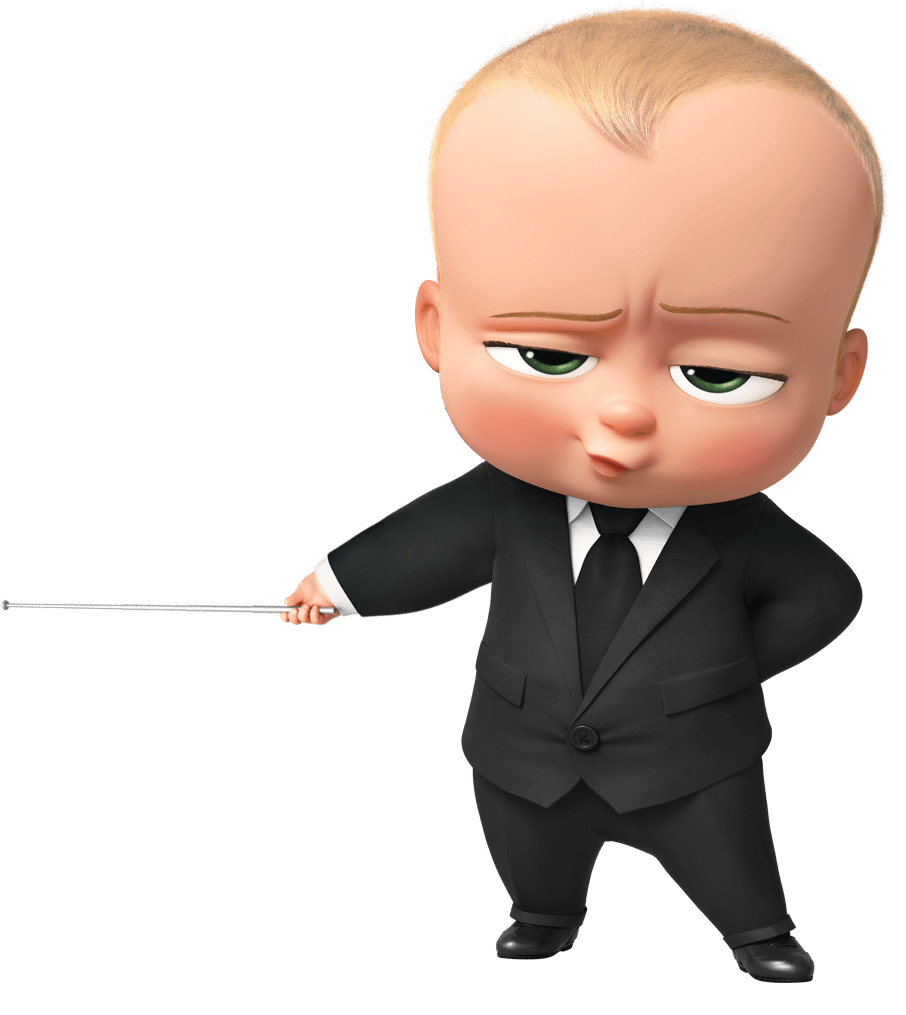 The Boss Baby Png Clipart (black)