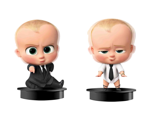 The Boss Baby Png Hd (black, gray, pink)