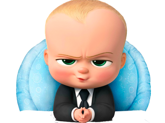 The Boss Baby Png Transparent Image (black, pink, salmon, white)