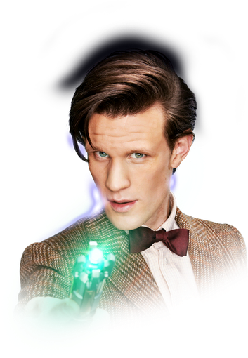 The Doctor Transparent Background (black, white)