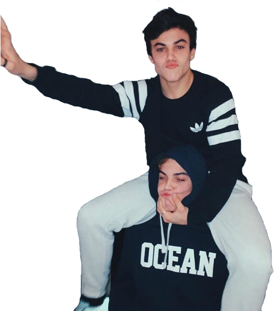 The Dolan Twins Png File (black)