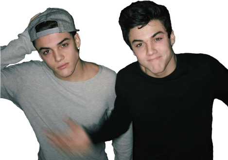 The Dolan Twins Png Pic (black)