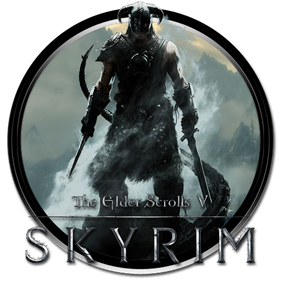 The Elder Scrolls V Skyrim Png Transparent Image (black)