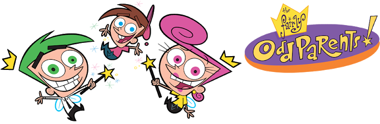 The Fairly Oddparents Png Isolated File (black, gray, salmon, white, orange)