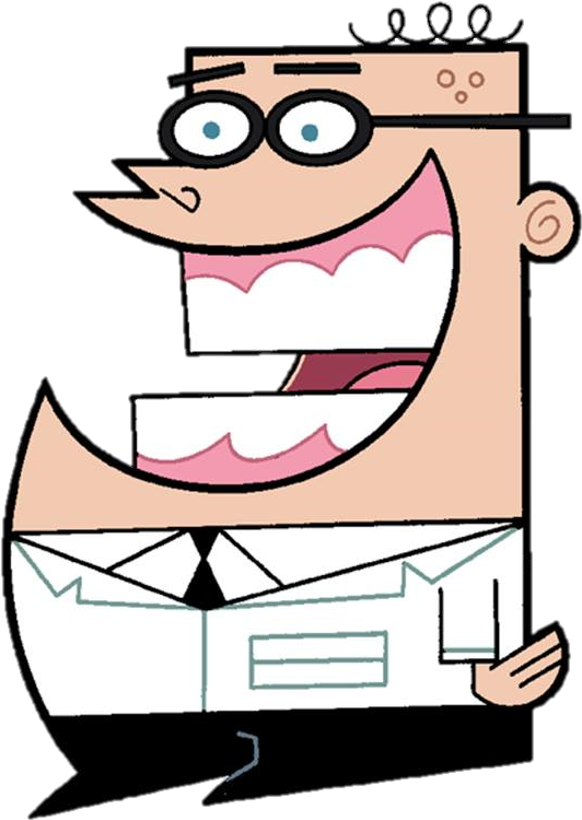 The Fairly Oddparents Png (black, pink, white)