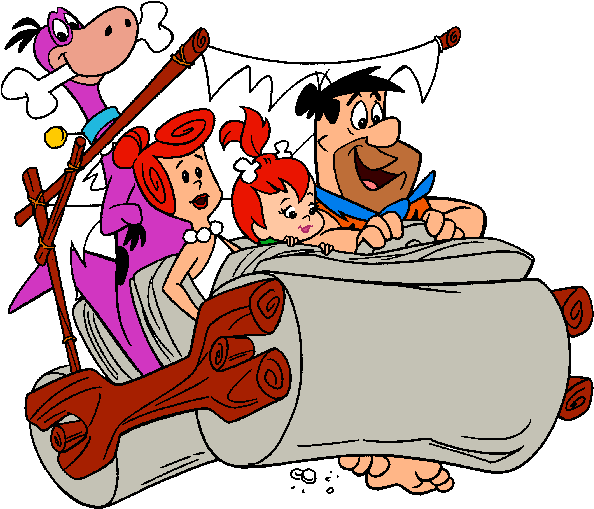 The Flintstones Png Image (black, violet, maroon, white, silver)