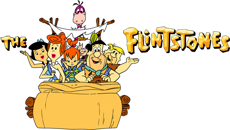 The Flintstones Png Isolated Photo (black, salmon, white)