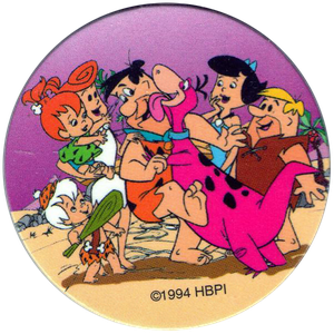 The Flintstones Png Isolated Pic (black, pink)