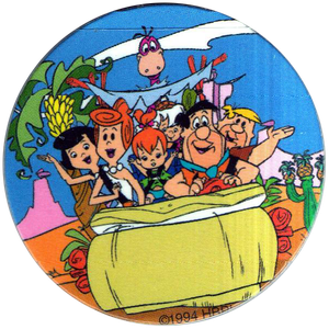 The Flintstones Png Pic (plum, black, salmon, white, teal)