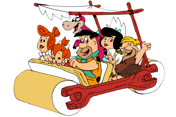 The Flintstones Png (black, pink, white, chocolate, salmon)