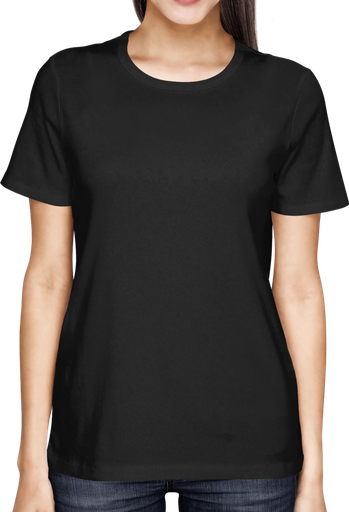 The Girls T Shirt Png Clipart (black)