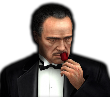 The Godfather Png Isolated Image (black, white)