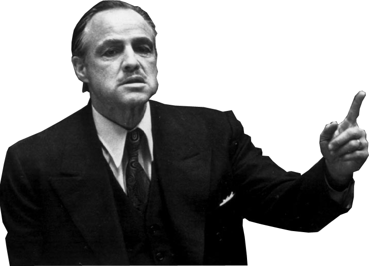 The Godfather Png (black, white)