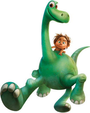 The Good Dinosaur Png (black, green)