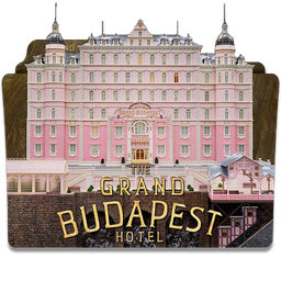 The Grand Budapest Hotel Png File (maroon, black, silver)