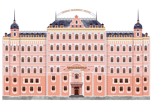 The Grand Budapest Hotel Png Hd (beige, black, pink, salmon)