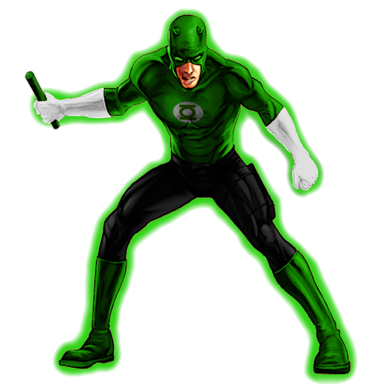 The Green Lantern Png File (black)