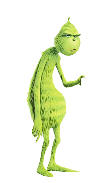 The Grinch Download Png Image (gold, gray, black)