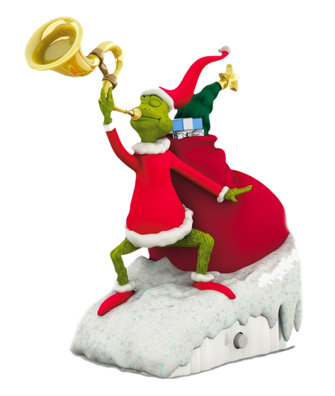 The Grinch Png File (beige, maroon, black)