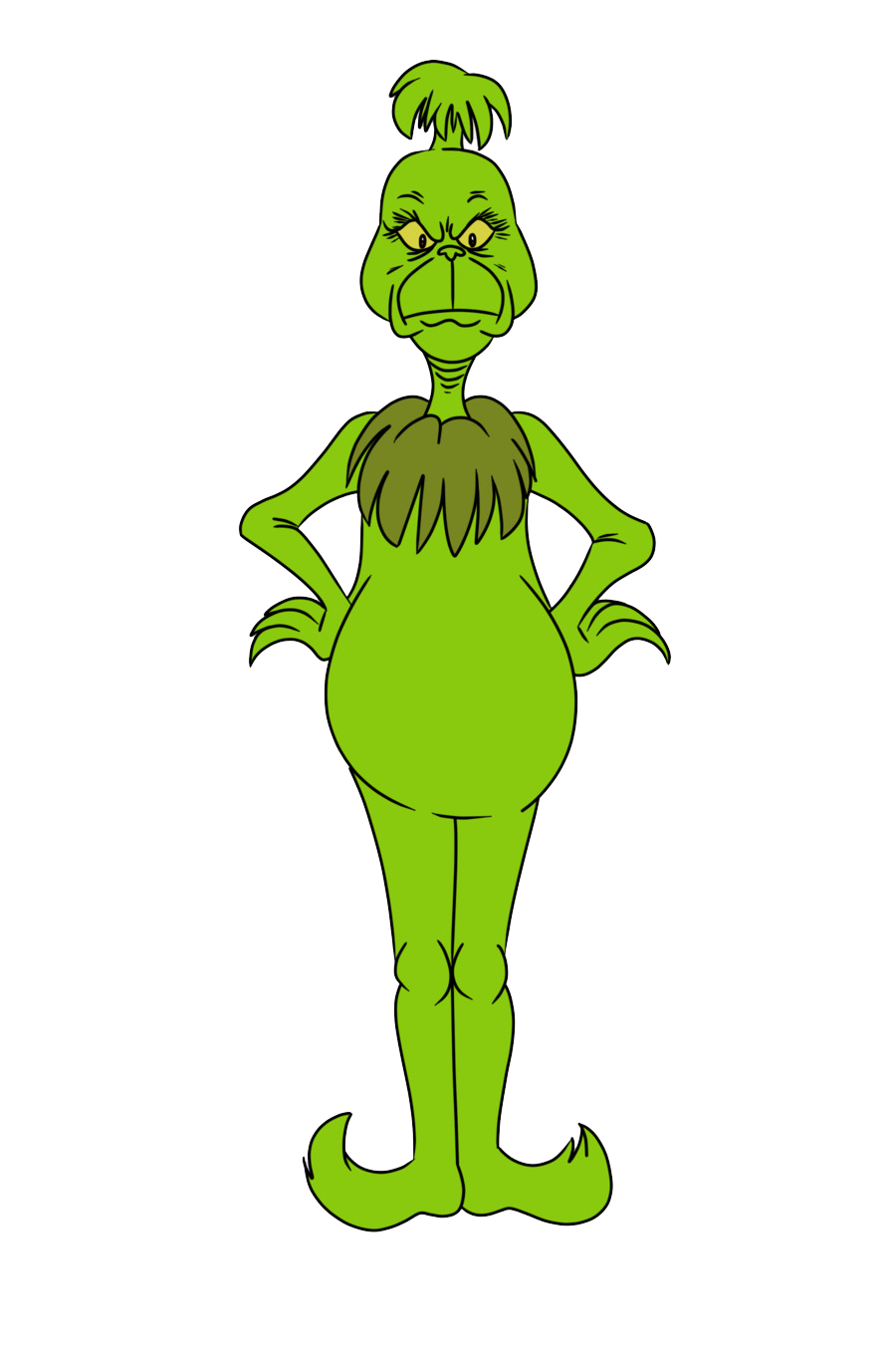 The Grinch Png Free Download (olive, white)