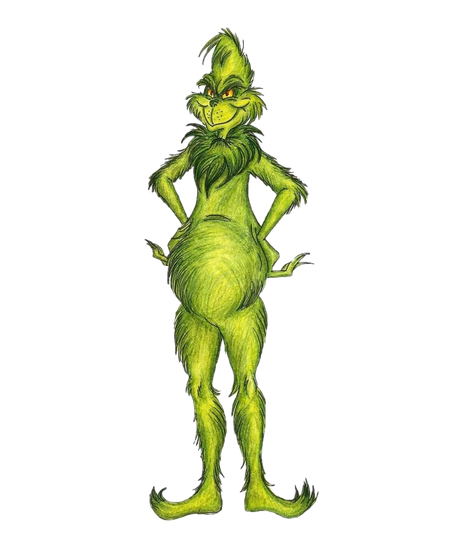 The Grinch Png Image (black)