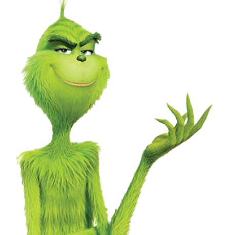 The Grinch Png Photo (olive, white)