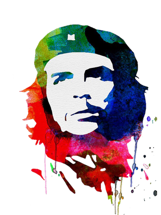 Che Guevara Png Clipart (black, lavender)